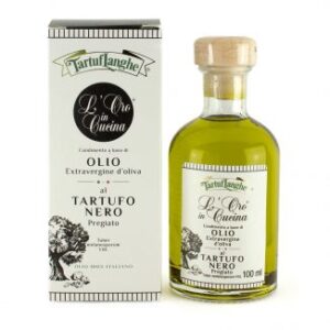 Extra Virgin olive oil med sort trøffel 100ml, Tartuflanghe