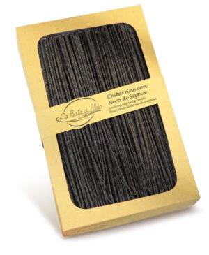 Chitarrine con Nero di Seppia (med blekksprutblekk) 250gr, Pasta di Aldo