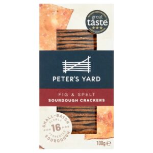 Peters Yard Fig & Spelt Sourdough Crackers 100gr