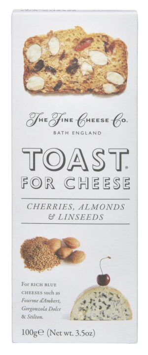 Toast m/ Kirsebær, mandler og linfrø Fine Cheese Company