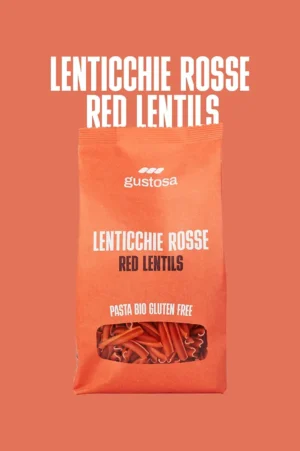 Gluten Free Lenticchie Rosse, Gustosa Pasta Bio