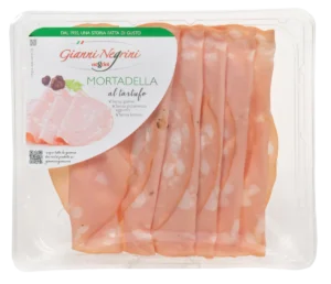 Mortadella m/trøffel Sliced 120g, Negrini