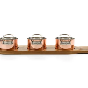 Minikasserolle sett i 3 deler Stainless steel 9cm, Samuel Groves
